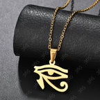 Egypt Collar of Horus Eye of Oudjat gold