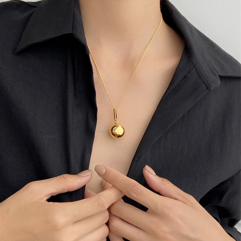 Pregnancy Bola Necklace with Pendant for Pregnant Women