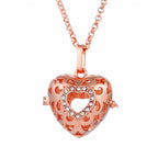 Pregnancy Bola Necklace with Hollow Pendant