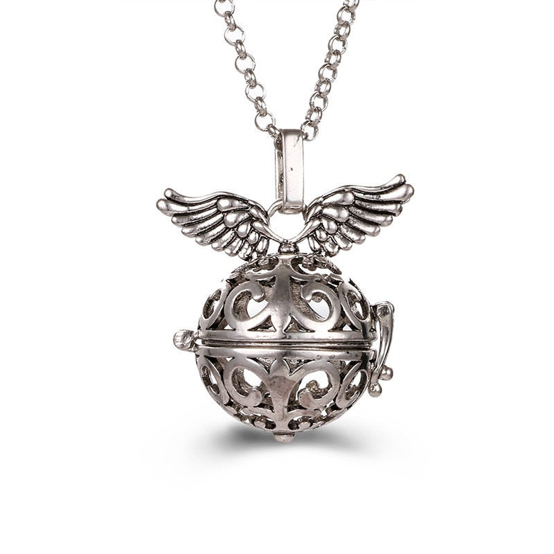 Pregnancy Bola Necklace with Hollow Pendant