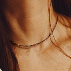 Women's Necklace with Tiger's Eye Stone