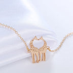 Giraffe Necklace Gold