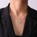 Graine de Vie Necklace Women’s Pendant Flower of Life Gold