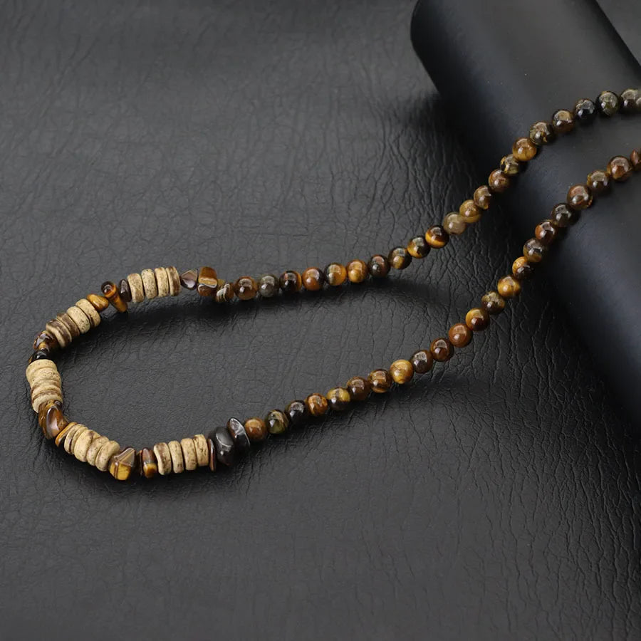 Men's Tiger Eye Stone Necklace