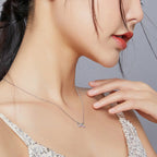 infinity silver necklace 