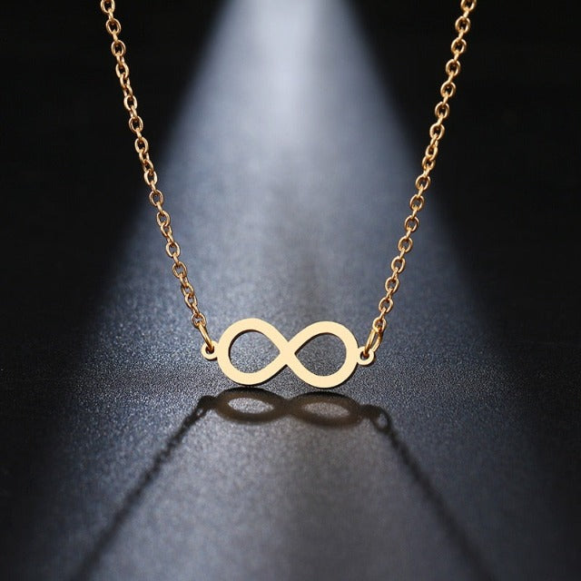 Infinity Pendant Necklace for Women in gold