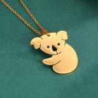 Koala Necklace Gold
