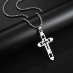 Necklace & Cross Pendant silver