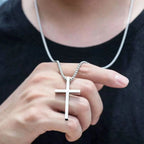 Men’s Necklace & Medallion Silver Cross