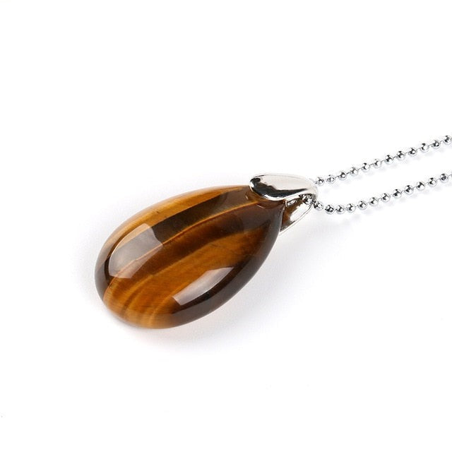 Tiger Eye Necklace Pendant for Men and Women