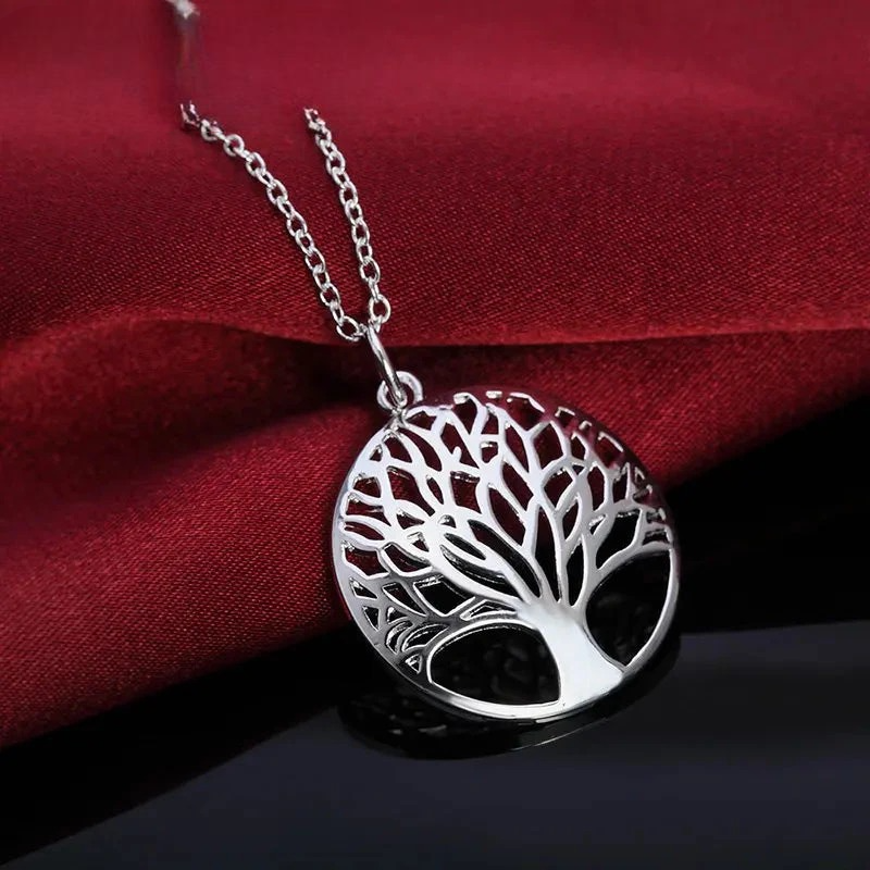 Life Tree Pendant Necklace for Men or Women