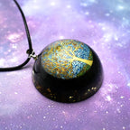 Necklace Pendant with Black Tourmaline Tree of Life