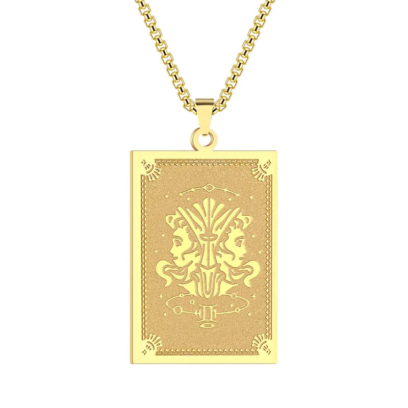 Zodiac Sign Pendant Necklace