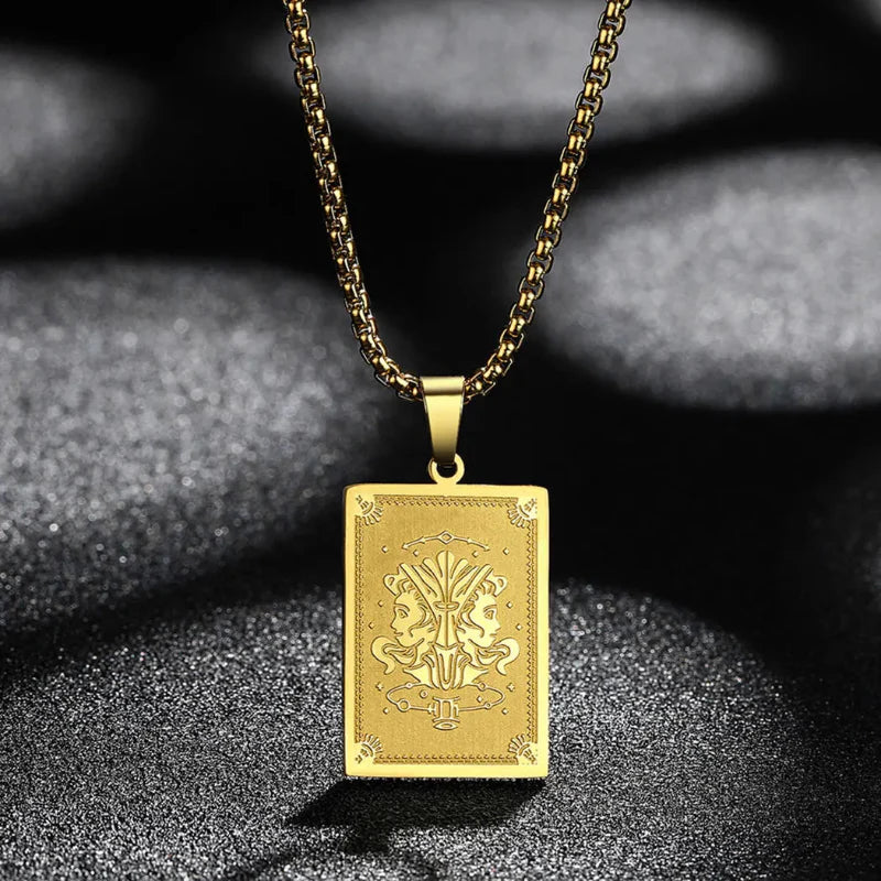 Zodiac Sign Pendant Necklace
