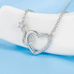 Infinite Silver Heart Pendant Necklace