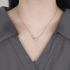 Infinite Silver Heart Pendant Necklace