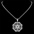 Metatron's Cube Pendant Necklace for Men or Women