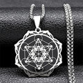 Metatron's Cube Pendant Necklace for Men or Women