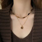 Tiger's Eye Protection Pendant Necklace B