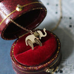 Elephant Gold Pendant Necklace