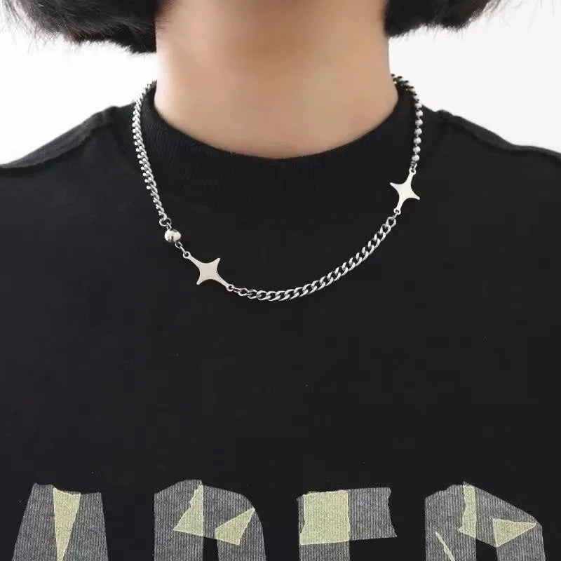 Star Pendant Necklace for Men 2