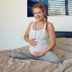 Pregnant Woman Pendant Necklace Pregnancy Bola
