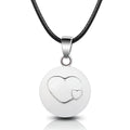 Pregnant Woman Pendant Necklace Pregnancy Bola Heart