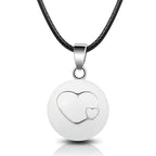 Pregnant Woman Pendant Necklace Pregnancy Bola Heart