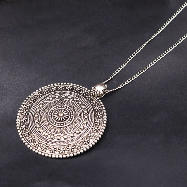 Mandala Flower of Life Pendant Necklace Dawapara Women