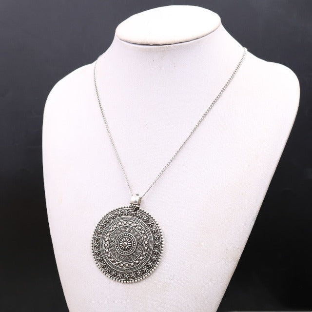 Mandala Flower of Life Pendant Necklace Dawapara Women