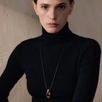 Bohemian Style Water Drop Pendant Necklace gold