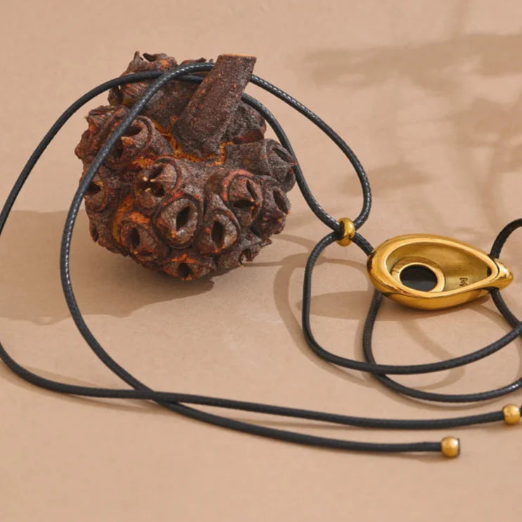 Bohemian Style Water Drop Pendant Necklace gold