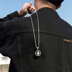 Men's Spinner Anti-Stress Pendant Necklace