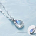 Women's Fertility Oval Pendant Necklace Moonstone