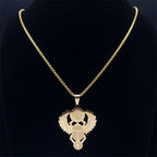 Egyptian Scarab Pendant Necklace Eye of Horus gold