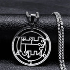 Demonic Sigil Pendant Necklace Stolas