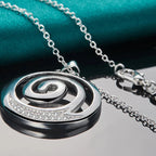 Women’s Silver Spiral Necklace & Pendant