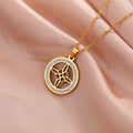 Wiccan Necklace Pendant Witch’s Knot Protection Amulet gold