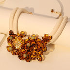 Ethnic Choker Necklace with Lovely Pendant