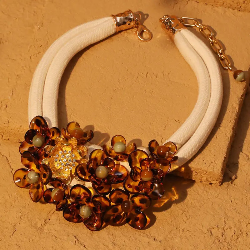 Ethnic Choker Necklace with Lovely Pendant