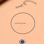 Necklace Choker with Evil Eye Pendant