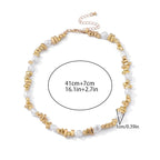 Beaded Pendant Choker Necklace for Women