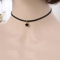 Women’s Choker Necklace Star Pendant 1