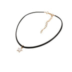 Women’s Choker Necklace Star Pendant 2