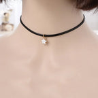 Women’s Choker Necklace Star Pendant 2