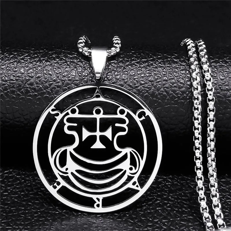 Satanic Necklace Demonic Spirit Pendant agares