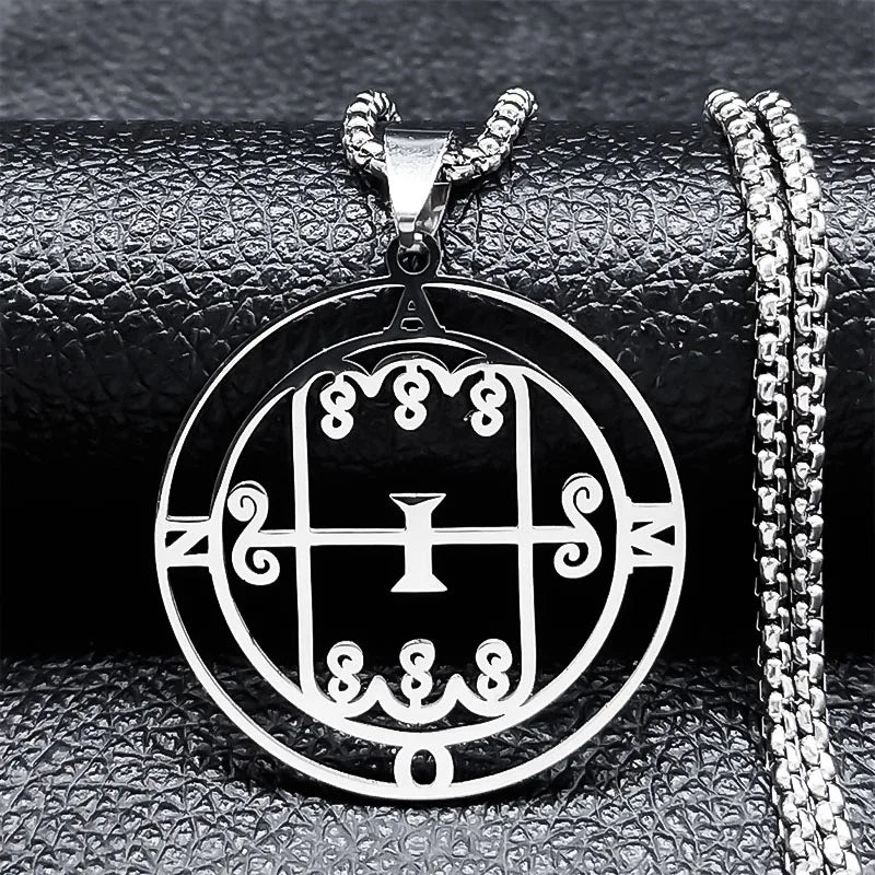 Satanic Necklace Demonic Spirit Pendant amon