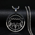 Satanic Necklace Demonic Spirit Pendant belial