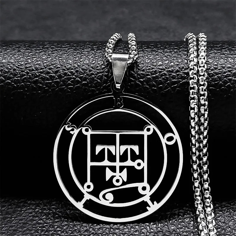 Satanic Necklace Demonic Spirit Pendant botis