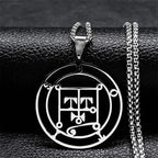 Satanic Necklace Demonic Spirit Pendant botis